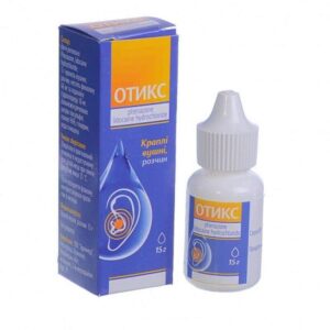 Otix (Phenazone, lidocaine hydrochloride) ear drops solution 15 g. vial