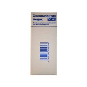 Oxaliplatin (oxaliplatin) concentrate for infusions 5 mg/ml. 10 ml. (50 mg.) №1