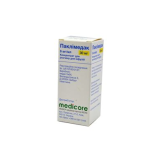 Paclimedak (paclitaxel) concentrate for infusions 6 mg/ml. 5 ml. (30 mg.) vial №1