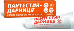 Pantestin (dexpanthenol, myramistin) gel 30 g.