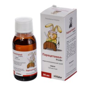 Paracetamol (paracetamol) syrup 120 mg/5 ml. 90 ml.