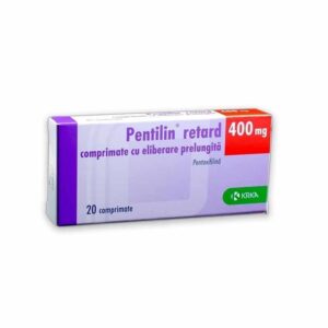 Pentilin (pentoxifylline) tablets 400 mg. №20