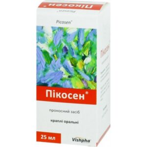 Picosen (Cassiae folium extractum siccum) oral drops 25 ml.