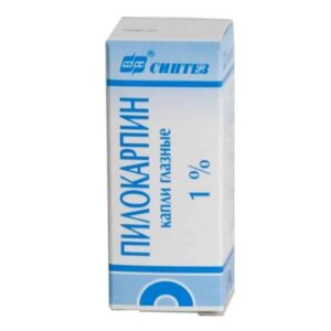 Pilocarpina (pilocarpine) hydrochloride 1% 10 ml.