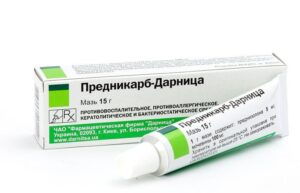 Prednicarb (prednisone, urea) ointment 15 g.