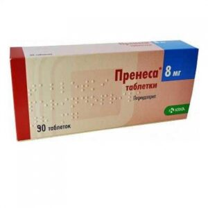 Prenesa (perindopril tert-butylamine) tablets 8 mg. №90