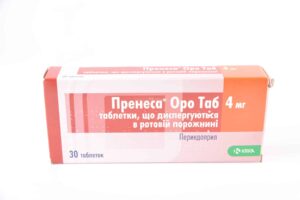 Prenesa Oro (perindopril tert-butylamine) dispersible tablets 4 mg. №30