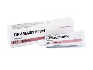 Primafungyn (natamycin) cream 20 mg/g. 30 g. tube