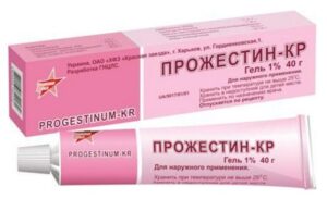 Progestin-CR (progesterone) gel 1% 40 g. tube