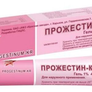 Progestin-CR (progesterone) gel 1% 40 g. tube