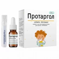Protargol Baby powder for solution 0.1g. vial №1 + solvent