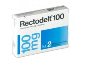 Rectodelt (prednisone) rectal suppositories 100 mg. №2