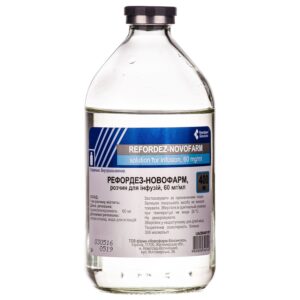 Refordez-Novofarm (hydroxyethyl starch) solution for infusions 6% 400 ml. vial