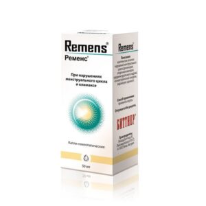 Remens (Cimicifuga D1, Sanguinaria D6) homeopathic oral drops 50 ml. vial