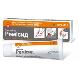 Remisid (nimesulide) gel 1% 30 g. tube