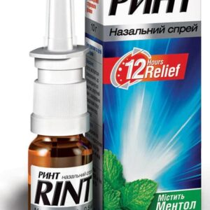 Rint with menthol (oxymetazoline) nasal spray 0.5 mg/g. 10 g. vial