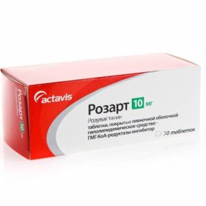 Rozart (rozuvastatin) coated tablets 10 mg. №30