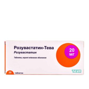 Rozuvastatin-Teva coated tablets 20 mg. №30