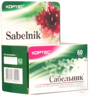 Sabelnik (marsh cinquefoil roots) tablets 0.5 g. №60