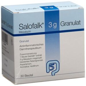 Salofalk (mesalazine) gastroresistant granules 3 g. №50