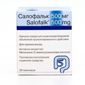 Salofalk (mesalazine) gastroresistant granules 500 g. №50