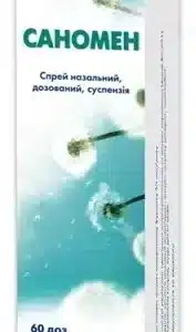 Sanomen (mometasone) nasal spray, suspension 50 mcg/dose 60 doses vial