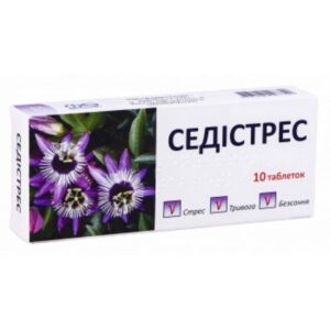 Sedistress (extract passiflora) tablets №10