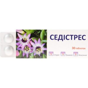 Sedistress (extract passiflora) tablets №30