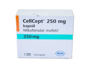 CellCept (mycophenolic acid) capsules 250 mg. №100