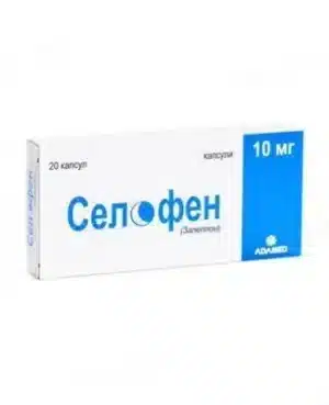 Selofen (zaleplon) capsules 0.01g. №20