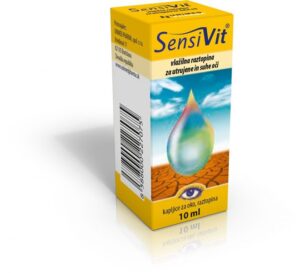 Sensivit (carmellose) eye drops 10 ml. vial