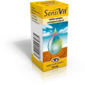 Sensivit (carmellose) eye drops 10 ml. vial