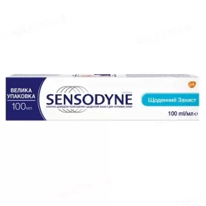 Sensodyne Daily protection (hydrated silica, calcium) toothpaste 100 ml. tube