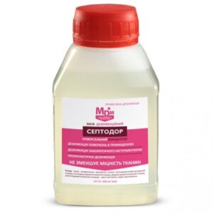 Septodor (alkyldimethylbenzylammonium chloride) liquid 250 ml. vial