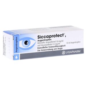 Siccaprotect (dexpanthenol) eye drops 10 ml. vial