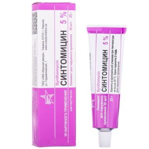 Sintomicina liniment (syntomycin) 50 mg/g. 25 g. tube