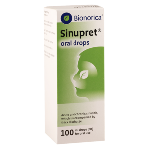 Sinupret (gentian root) oral drops 100 ml. vial