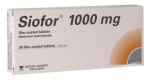 Siofor 1000 (metformin hydrochloride) coated tablets 1000 mg. №30