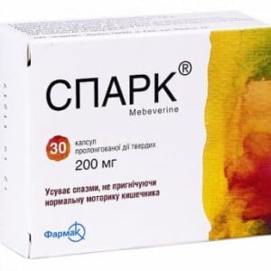 Spark (mebeverin) hard capsules with prolonged release 200 mg. №30