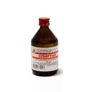 Spirtol (ethanol) solution for external use 96% 100 ml. vial