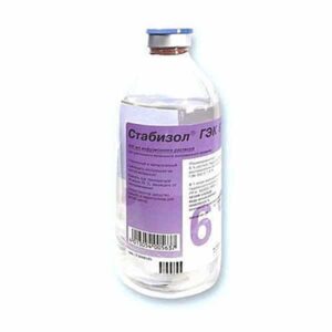 Stabizol (hydroxyethyl starch) solution for infusions 6% 500 ml. №10 vial