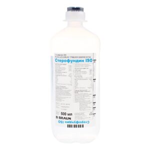 Sterofundin ISO (sodium chloride) solution for infusions 500 ml. vials №10