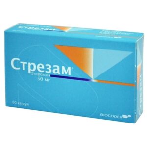 Strezam (etifoxin hydrochloride) capsules 50 mg. №60