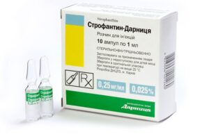 Strofantin-Darnitsa (g-strophanthin) solution for injection 0.025% 1ml. ampoules №10