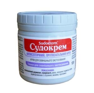 Sudocrem (zinc oxide) cream for external use 125 g. vial