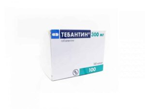 Tebantin (gabapentin) capsules 300 mg. №100