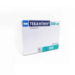 Tebantin (gabapentin) capsules 300 mg. №100