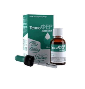 TecnoFer for children (iron bisglycinate) oral drops 30 ml. vial