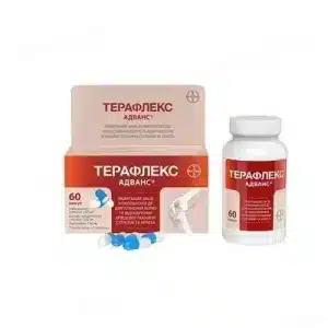 Teraflex Advance (glucosamine, chondroitin, ibuprofen) capsules №60 vial