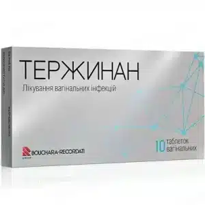 Tergynan (ternidazole, neomycin sulfate, nystatin, prednisolone) vaginal tablets №10